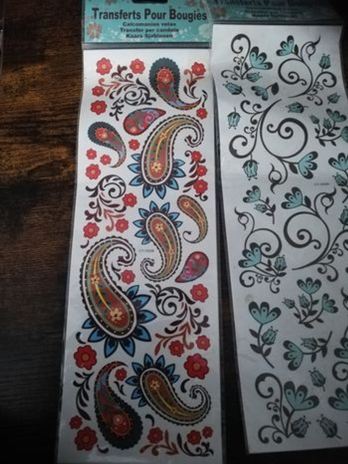 Transfert pour bougie pour loisirs créatifs - photo numéro 2