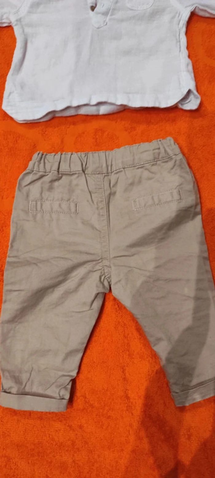 Pantalon et haut léger Kiabi 3 mois - photo numéro 3
