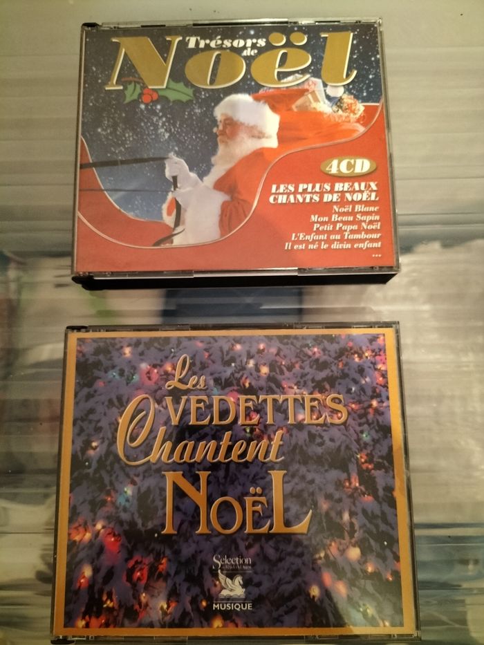Lot de 2 coffrets musiques de noel