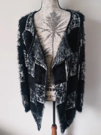 Très belle veste style Angora 55% coton