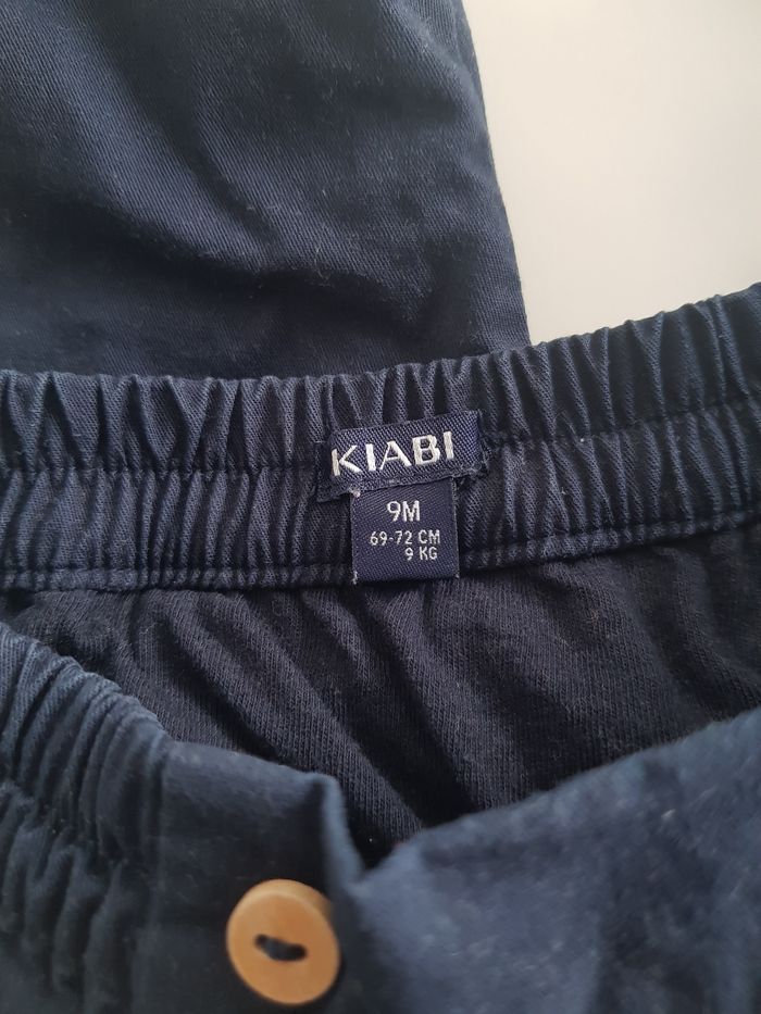 Kiabi - Pantalon / sarouel doublé - Bleu marine (9 mois) - photo numéro 4