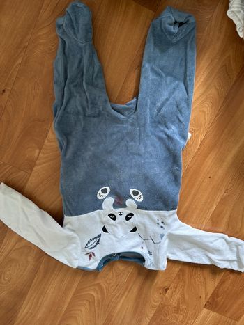 Petit béguin pyjama polaire 