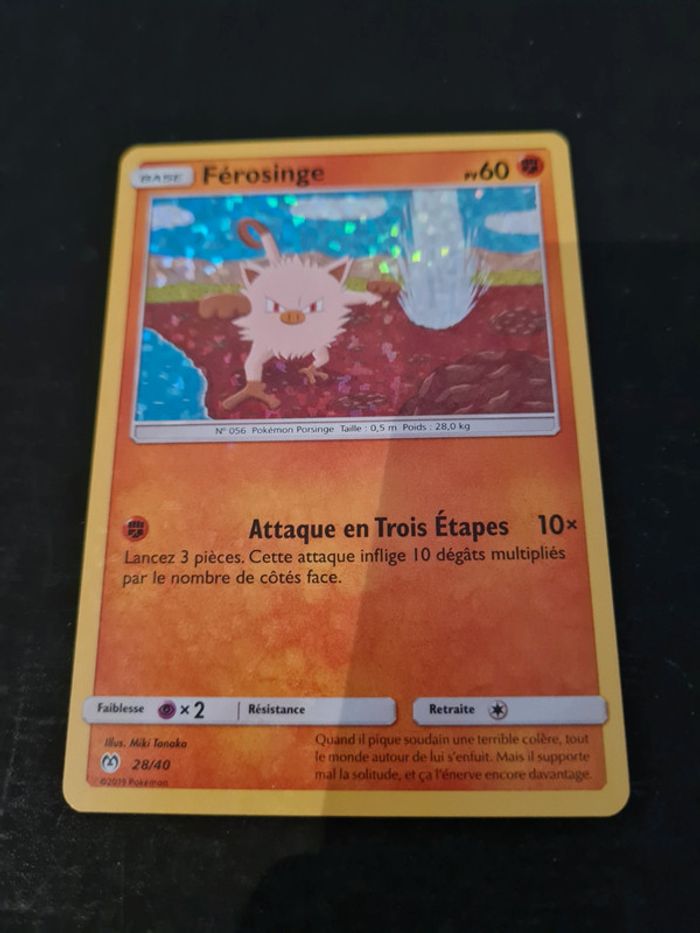 Carte pokémon Ferosinge 28/40 - photo numéro 1