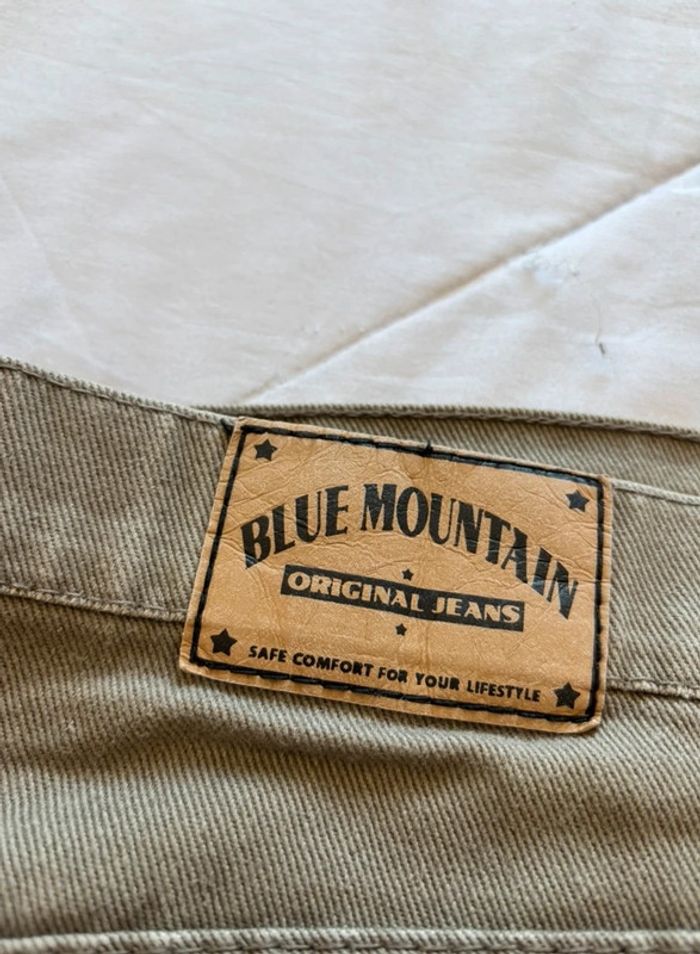 Jean homme Blue Mountain – marron/taupe/kaki – taille 2XL/50 relaxed fit droit vintage 2000s y2k - photo numéro 2