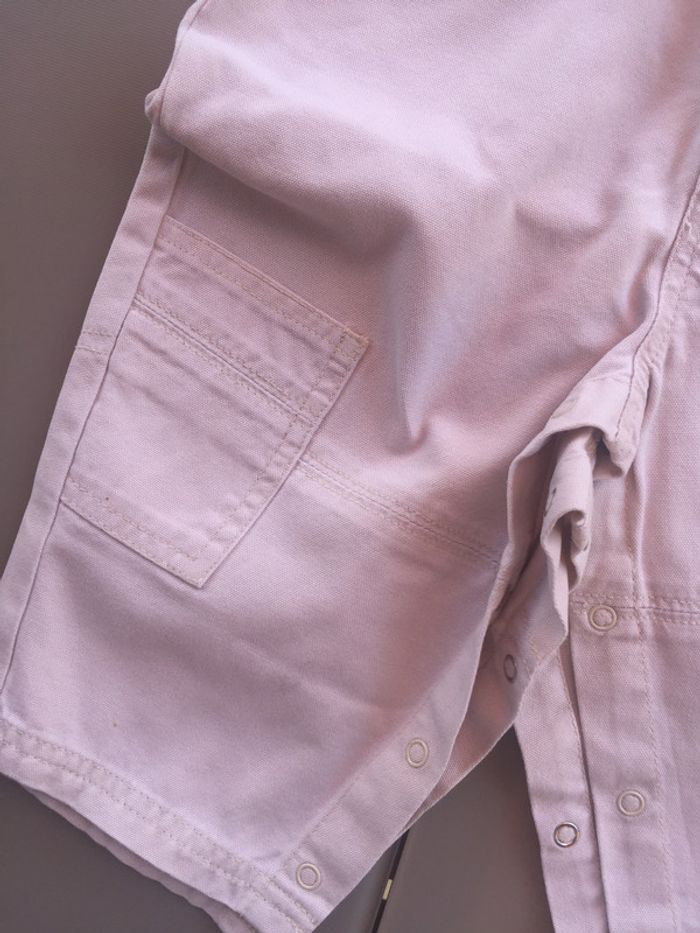 salopette en jean beige crème garçon 18 mois Cadet Rouselle - photo numéro 4