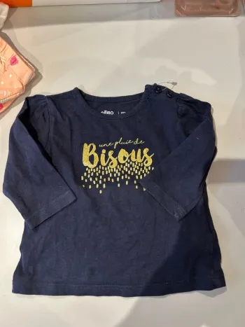 T shirt manche longue fille