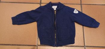 Veste cyrillus 6 mois bleu