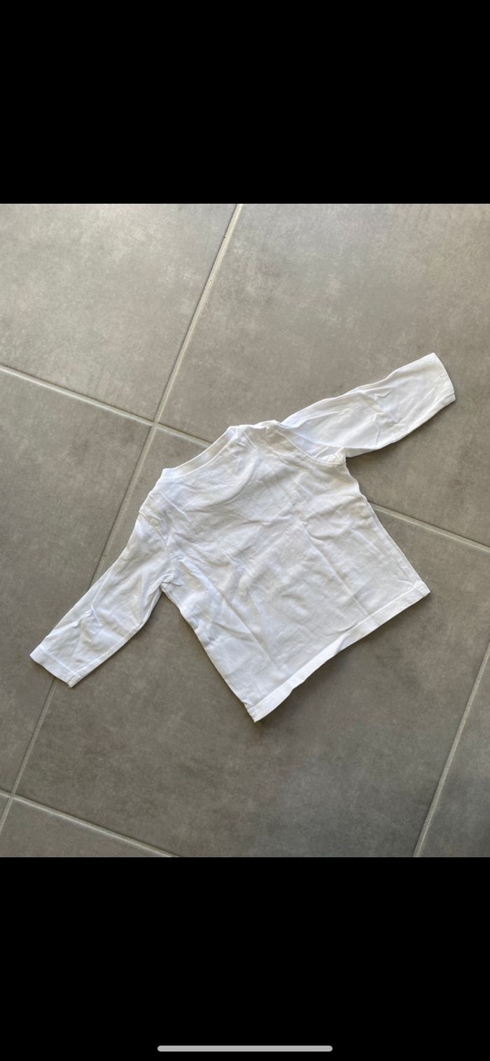 Ensemble Tee shirt manches longues et bas de pantalon Coton organic 3 mois - photo numéro 6