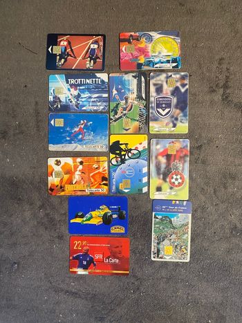 Cartes téléphoniques anciennes des années 2000