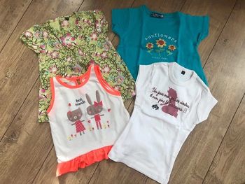 4 t shirt MC 23/24 mois