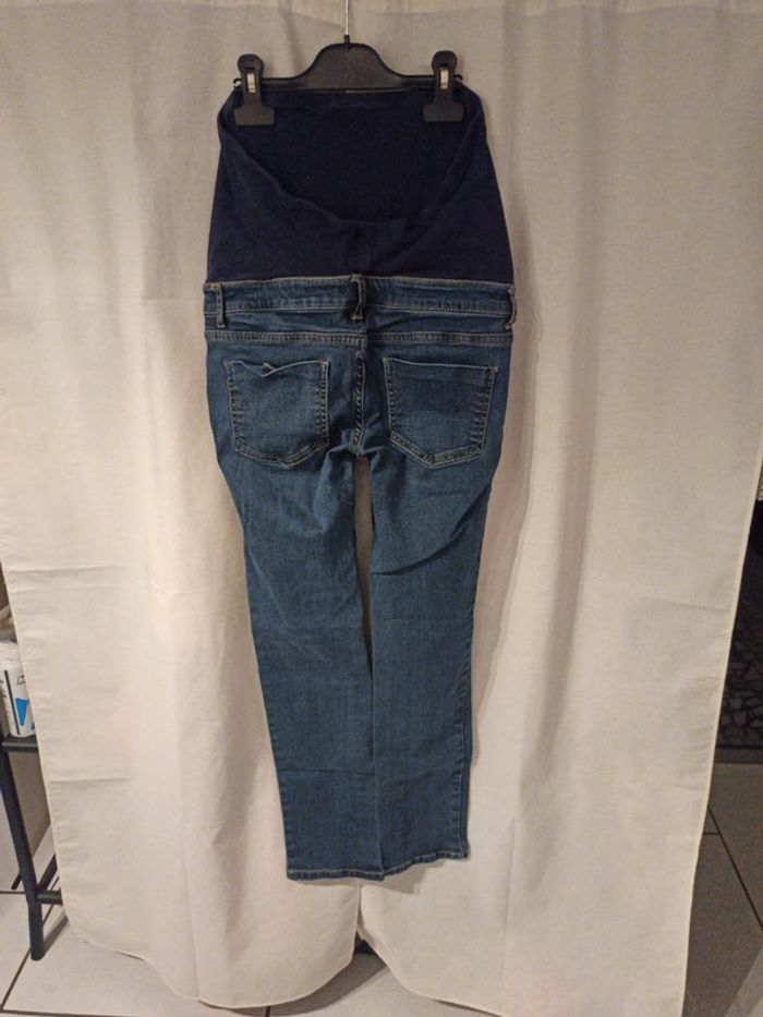 Pantalon jean de grossesse bleu - photo numéro 2
