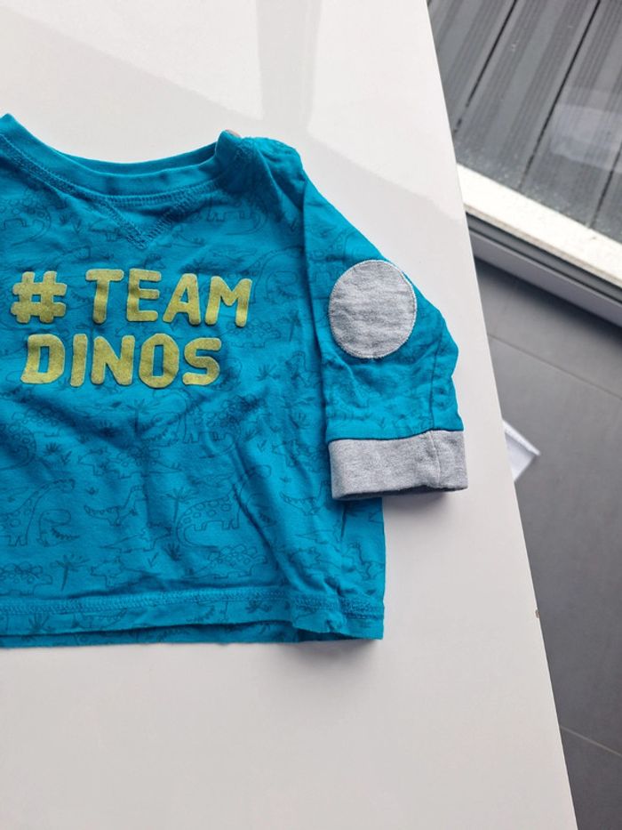 Lot 2 tee-shirts manches longues 12 mois Tisaia - photo numéro 5