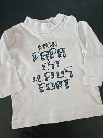 Tee shirt manches longues grain de blé 6 mois