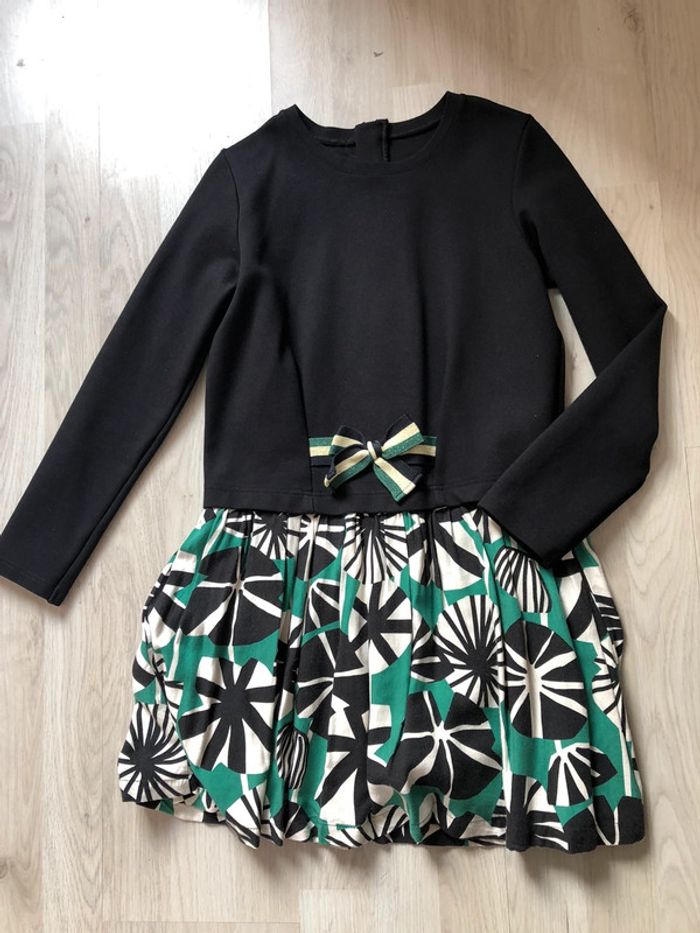 Robe bi matière Catimini 10 ans