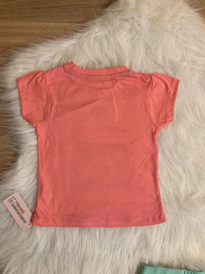 Ensemble 2 pièces Peach tout neuf avec étiquette primark fille 12/18mois 80cm - photo numéro 4