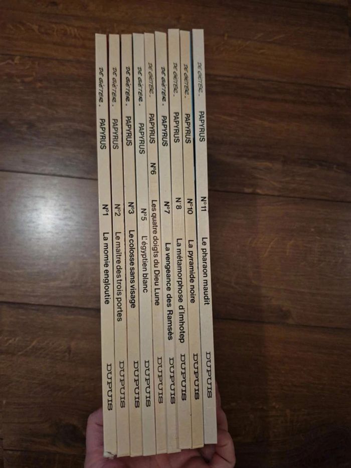 Lot de 9  bandes  dessinées Papyrus EO - photo numéro 5