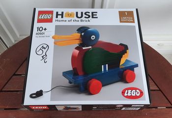 Neuf - LEGO 40501 The Wooden Duck (boite signée)
