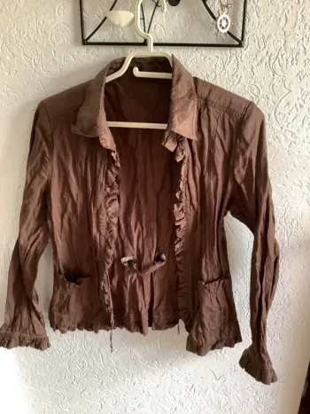 Blazer marron glacé