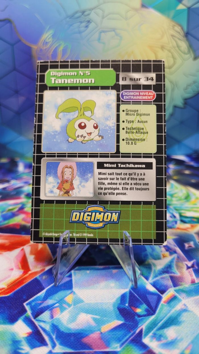 Carte Digimon Mimi & Tanemon 8/34 Édition Série TV - photo numéro 2