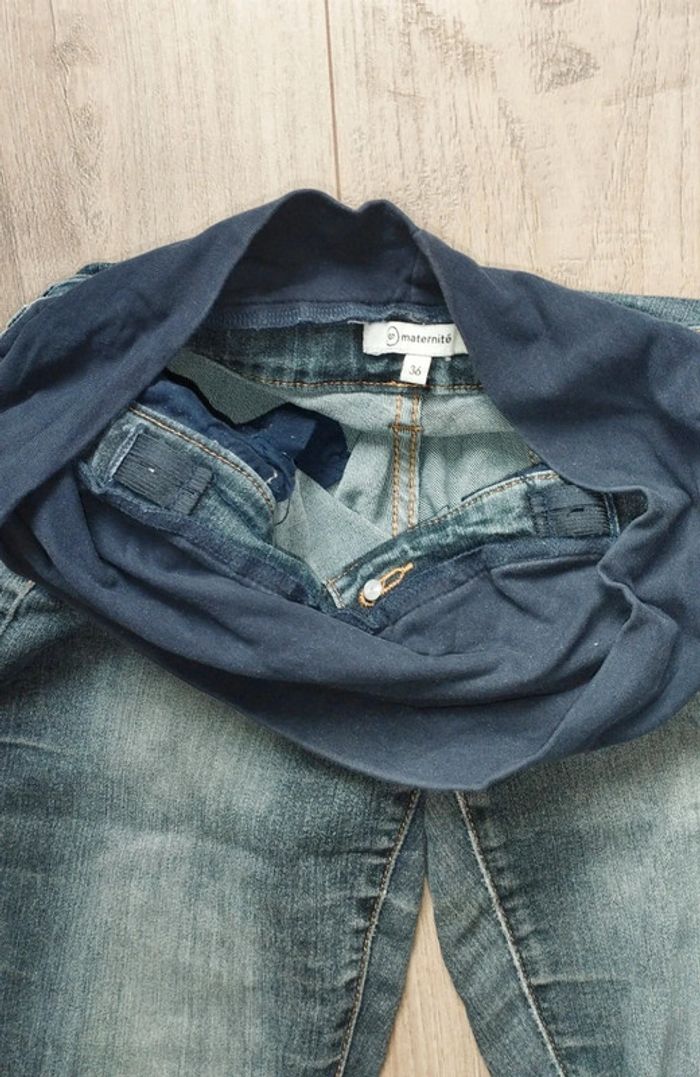 Jeans grossesse avec bandeau T.36 - photo numéro 2