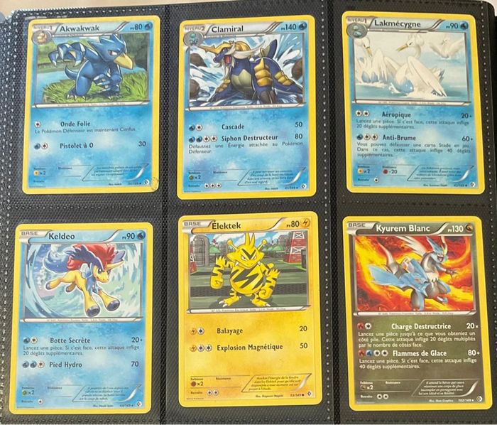 Lot carte Pokémon NB