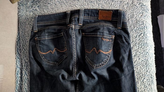 Jeans  pépé jeans bleu marine - photo numéro 5