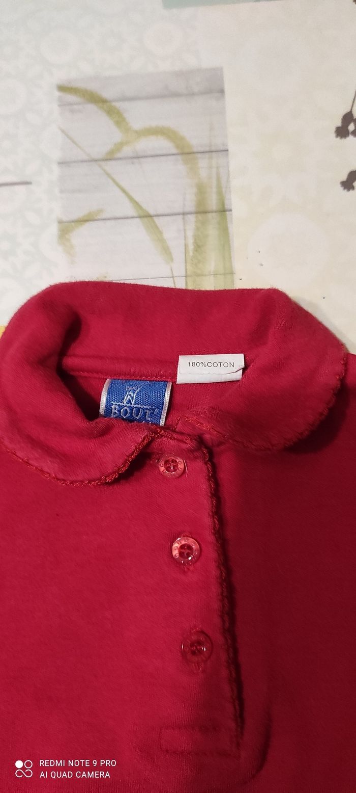 Polo bébé fille bout' chou 6 mois - photo numéro 3