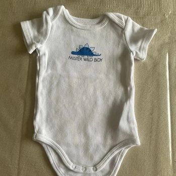 🦕 Body bébé "Mister Wild Boy" In Extenso 🦕
