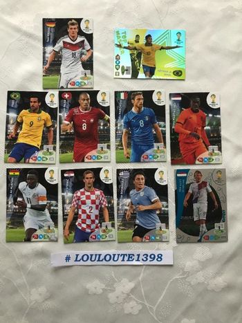 Cartes Panini Mondial 2014