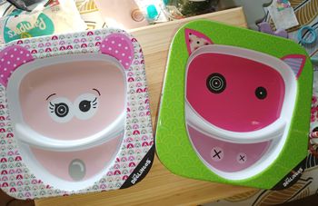 Lot de 6 assiettes bébé