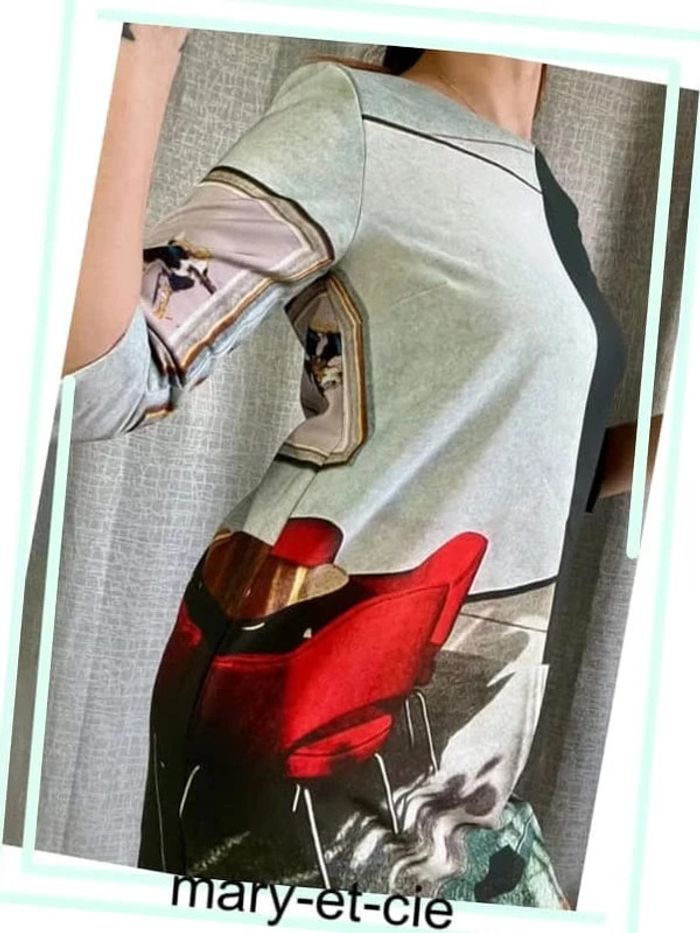 Robe manches 3/4 cop’copine taille 38 - photo numéro 3