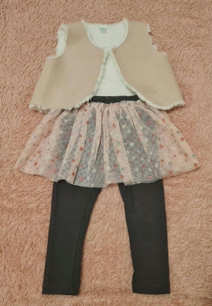 Ensemble fille 3 pièces 18 mois - photo numéro 9