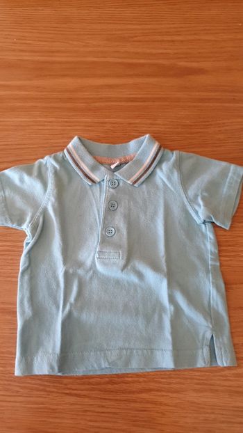 polo double colori au col 3 mois