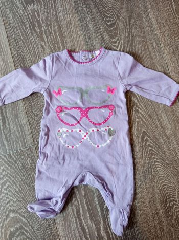 Pyjama violet naissance kitchoun
