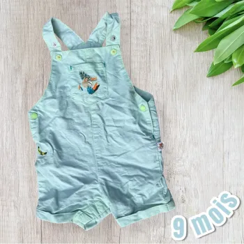 👶 Adorable salopette verte - Sergent Major - 9M 👶