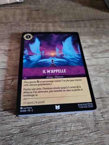 Carte Lorcana "Il m'appelle "