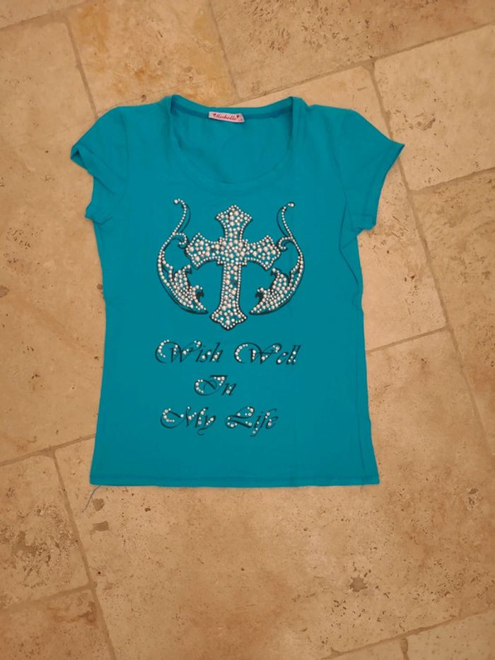 T-shirt bleu  TL
