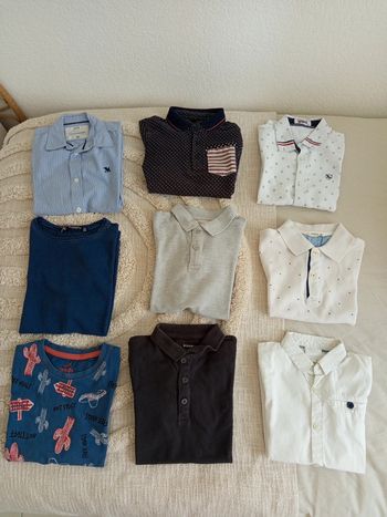 Lot été polos, chemises manches courtes & t-shirts 5 / 6 ans garçon
