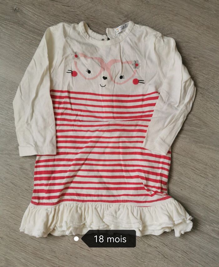 Robe manche longues fille