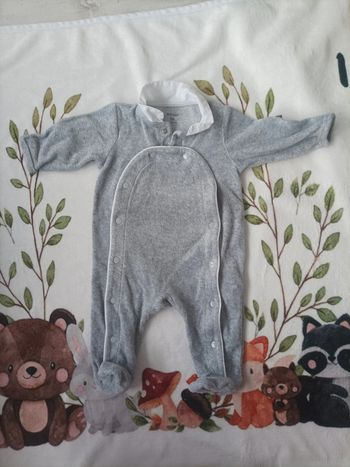 Pyjama chaud mixte 3 mois Kiabi