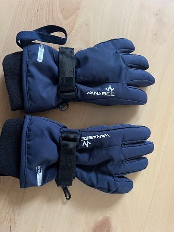 Gants de ski enfant – WANABEE Taille : 6 ans – Couleur : bleu foncé
