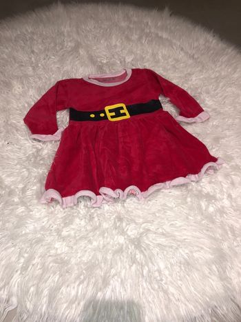 Robe de mère noël fille rouge
