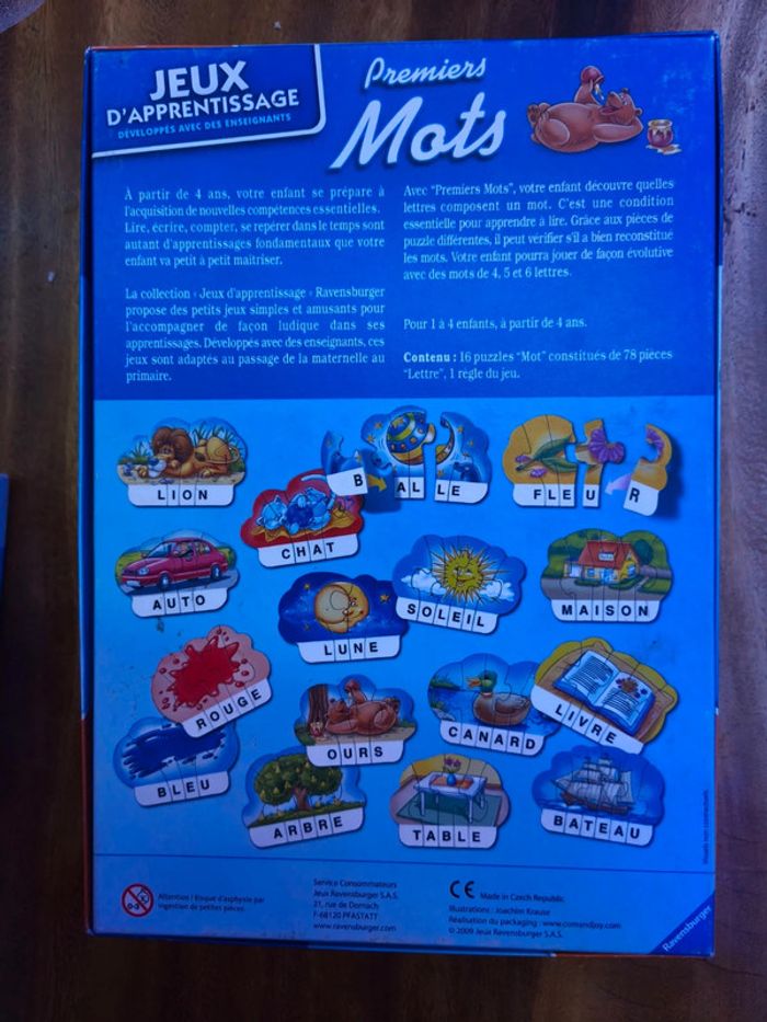 Puzzle mes 1ers mots - photo numéro 2