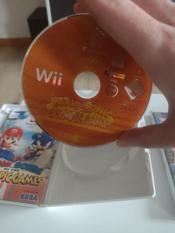 Lot jeux nintendo Wii Mario Sonic Sega superstar - photo numéro 3