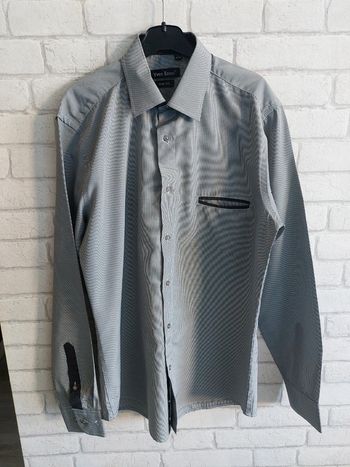 Chemise Yves Enzo slim fit taille S 37 / 38 neuve