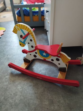 Cheval à bascule en bois Janod