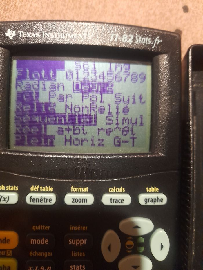 Texas instruments Ti-82 stats.fr - photo numéro 3