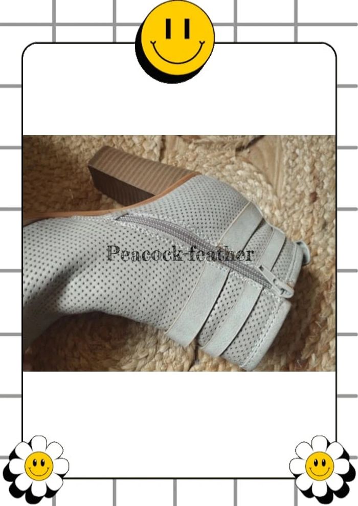Bottines talons beiges 36 - photo numéro 5