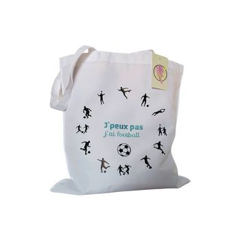 Sac personnalisable « j’peux pas j’ai football »
