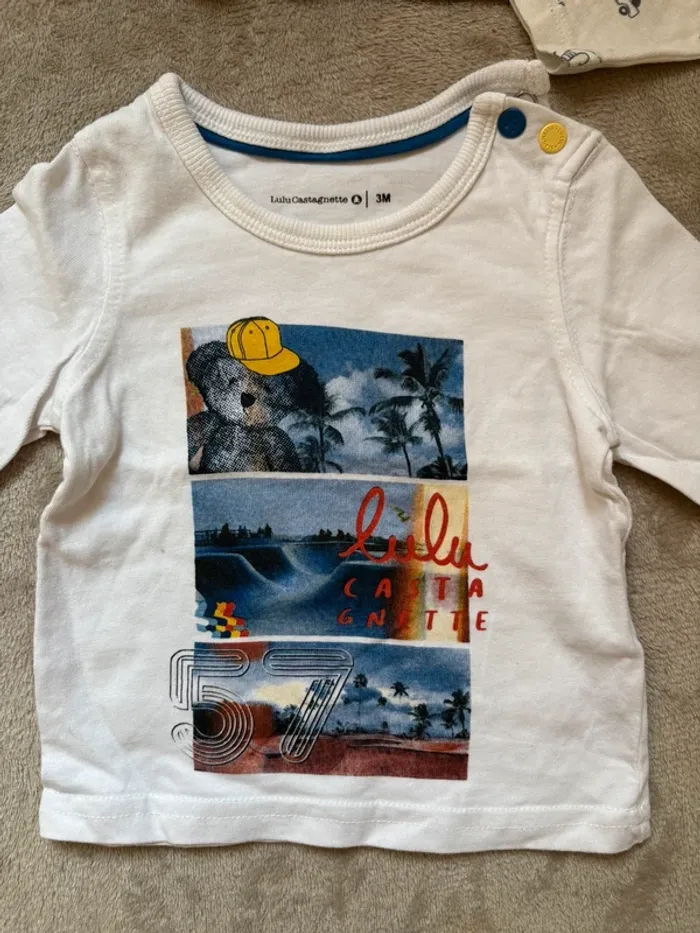Lot tee shirt manches longues - photo numéro 3